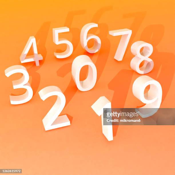 numbers, 3d concept - 3d number 2 stock pictures, royalty-free photos & images