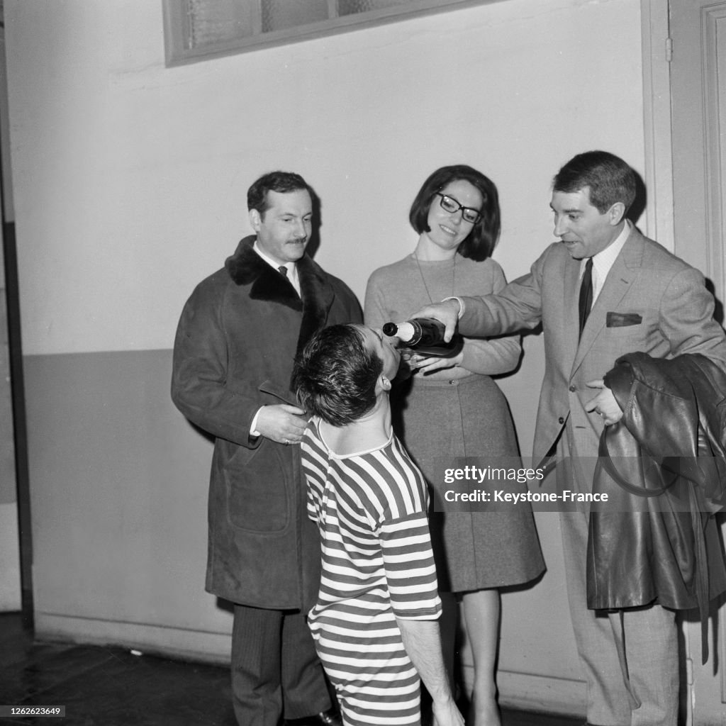 Nana Mouskouri à l'Ecole centrale