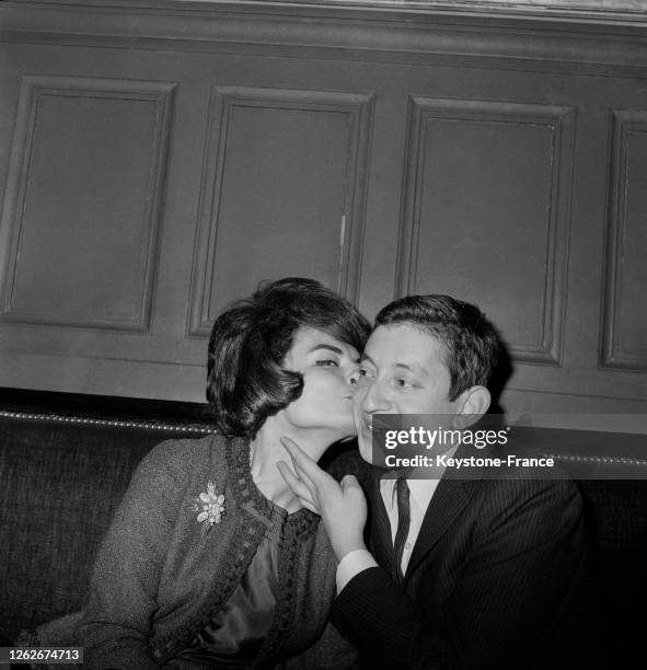 Serge Gainsbourg; Françoise Pancrazzi Photos and Premium
