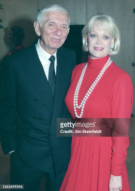 Aaron and Candy Spelling pose for a portrait in Los Angeles, California in 1997.