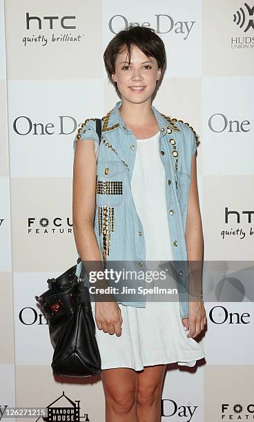 Alice St. Clair attends the "One Day" premiere at the AMC Loews Lincoln Square 13 theater on August 8, 2011 in New York City.