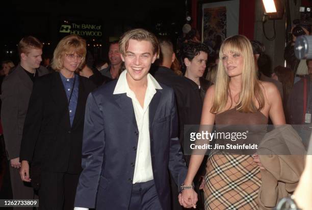 Leonardo DiCaprio in Los Angeles, California in 1997.