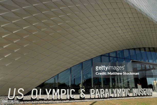 Exterior view of the United States Olympic & Paralympic Museum on July 30, 2020 in Colorado Springs, Colorado. The museum was officially opened today...