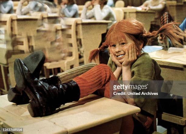 Kino. Pippi Geht Von Bord, 1960er, 1960s, Film, Kinderfilm, Pippi Langstrump Pa De Sju Haven, Pippi Geht Von Bord, 1960er, 1960s, Film, Kinderfilm,...