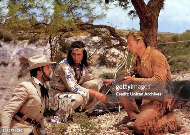 Kino. Winnetou II, 1960er, 1960s, Film, Indianer, Karl May Verfilmung, Winnetou II, Winnetou II, 1960er, 1960s, Film, Indianer, Karl May Verfilmung,...