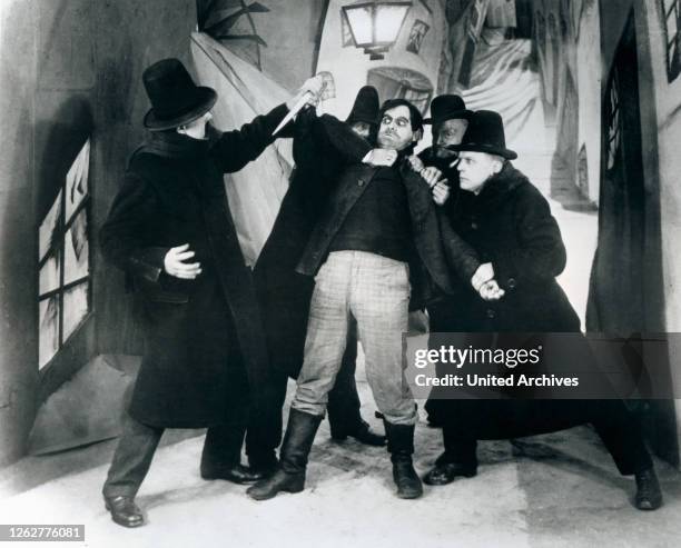 Kino. Das Cabinet des Dr. Caligari, Deutschland Regie: Robert Wiene, Darsteller: Conrad Veidt.