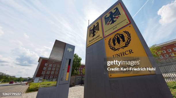 federal office for migration and refugees - refugee icon stock pictures, royalty-free photos & images