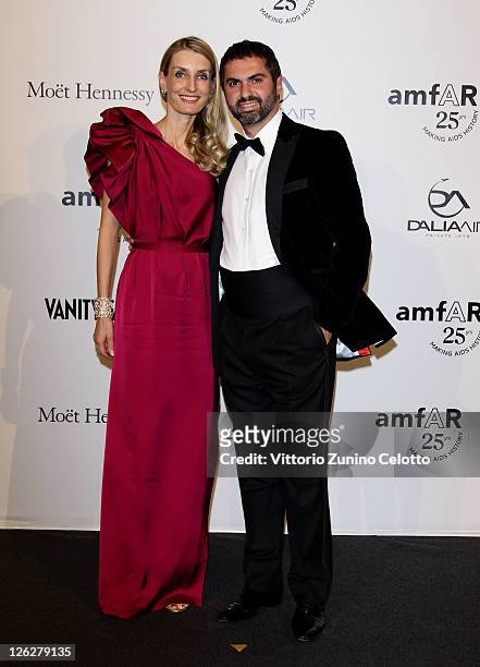 Guests attend amfAR MILANO 2011 at La Permanente on September 23, 2011 in Milan, Italy.