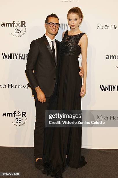 Guests attend amfAR MILANO 2011 at La Permanente on September 23, 2011 in Milan, Italy.