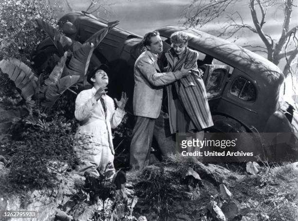Kino. Reise aus der Vergangenheit, USA, 1942 s/w, Regie: Irving Rapper, PAUL HENREID , BETTE DAVIS, Stichwort: Autounfall, Unfallopfer.