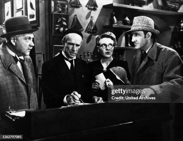 Kino. Sherlock Holmes: Die Perle der Borgia, USA Regie: Roy William Neill, NIGEL BRUCE , EVELYN ANKERS, BASIL RATHBONE .