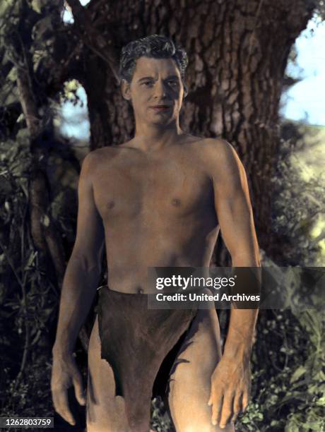 Kino. Tarzan, der Affenmensch, USA Regie: Woodbridge Strong Van Dyke, JOHNNY WEISSMÜLLER.