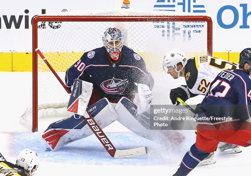 Boston Bruins v Columbus Blue Jackets