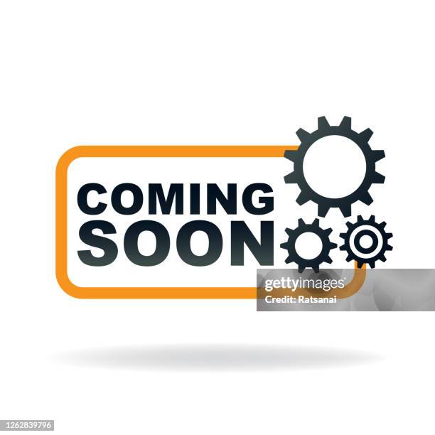 demnächst - coming soon stock-grafiken, -clipart, -cartoons und -symbole