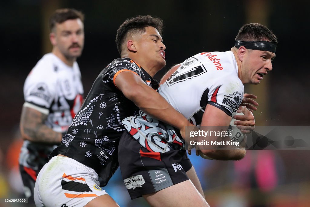 NRL Rd 12 - Tigers v Warriors
