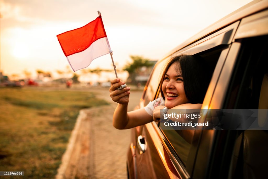 Las mujeres celebran el Día de la Independencia de Indonesia