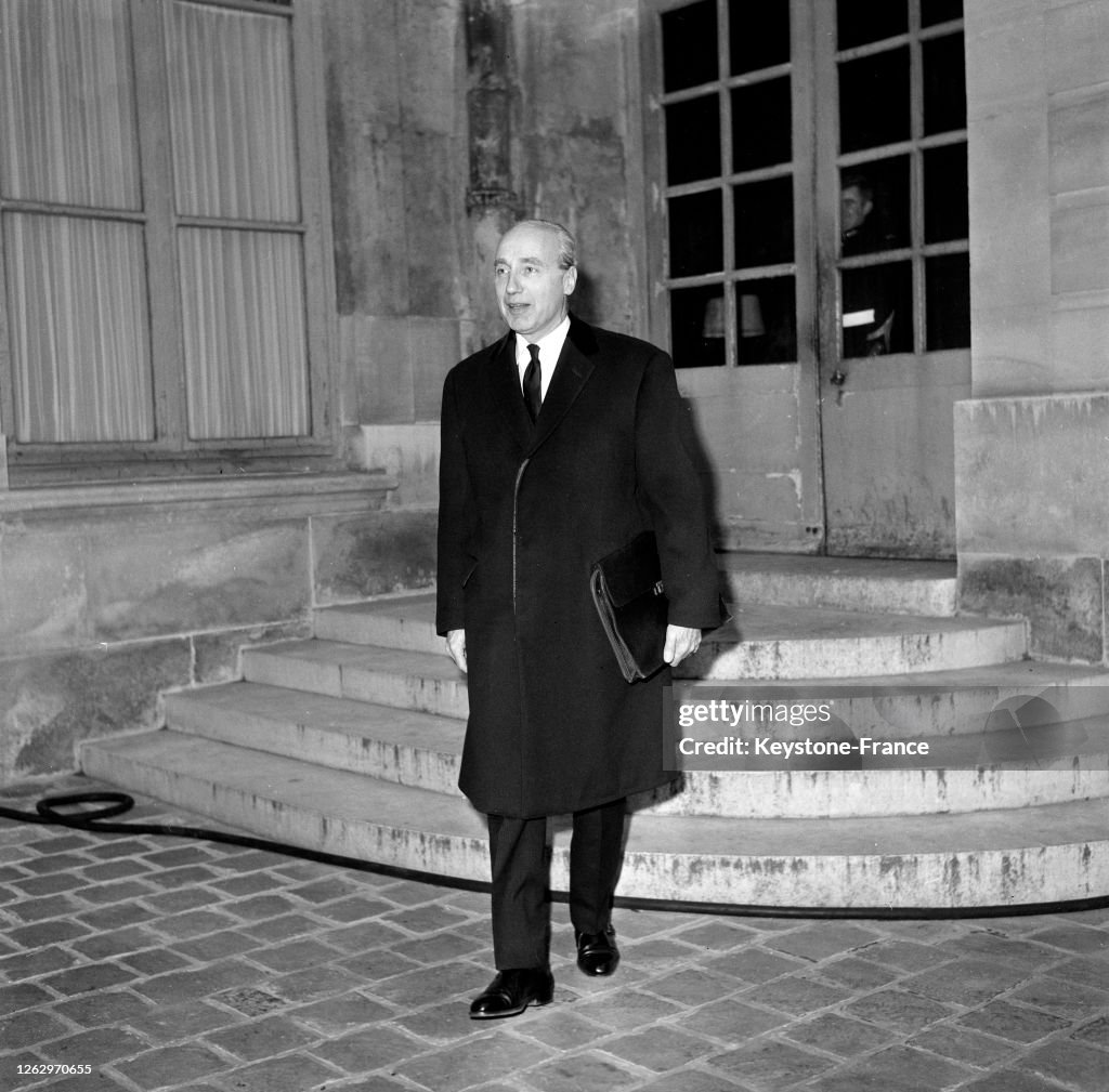 Maurice Papon, nommé à la tête de 'Sud Aviation', sortant de... News