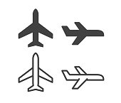 Airplane - Illustration Icons