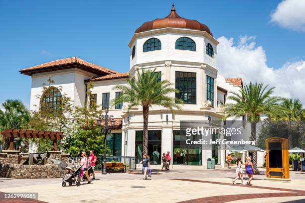 Florida, Orlando, Disney Springs, outdoor mall.