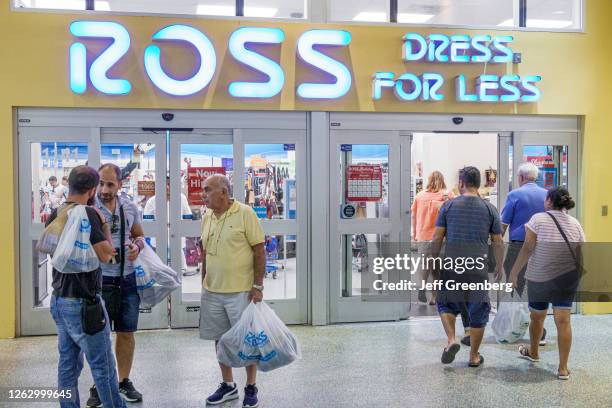 Florida, Miami Beach, Ross Dress for Less, discount department store with shoppers.