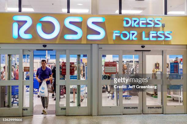 Florida, Miami Beach, Ross Dress for Less, discount department store entrance.