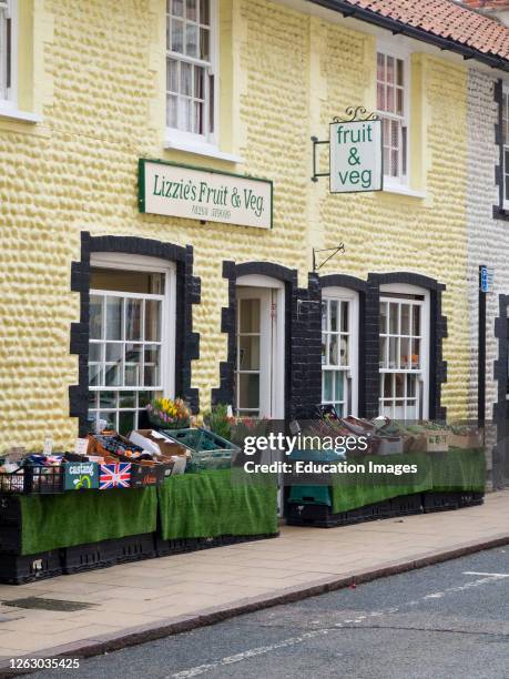 Fruit and Veg shop, Cromer, Norfolk, UK.