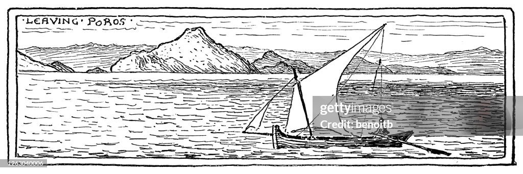 Leaving Poros Greece