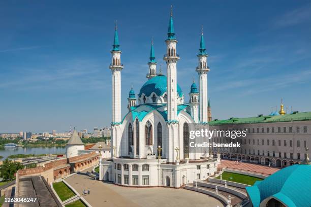 kul sharif moschee kasan russland qol sharif - kasan russland stock-fotos und bilder