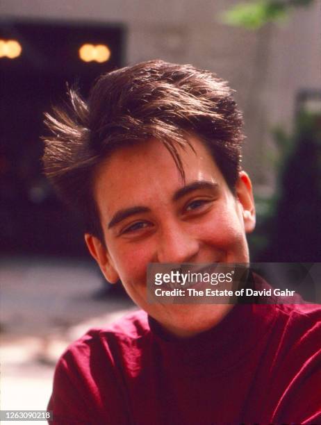 Grammy and Juno Award-winning Canadian singer songwriter k. D. Lang poses for a portait in August, 1989 in New York City, New York.