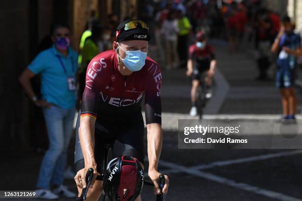 Start / Christian Knees of Germany and Team INEOS / Covarrubias Village / during the 42nd Vuelta a Burgos 2020, Stage 5 a 158km stage from...