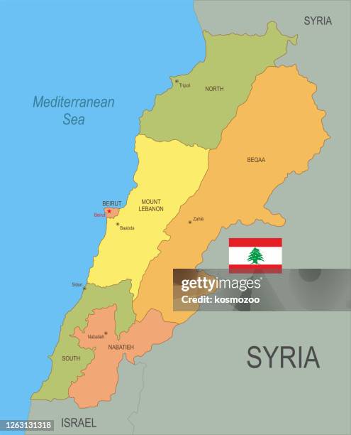 Laban On Map 905 Geography Of Lebanon Stock Photos, High-Res Pictures, and Images ...