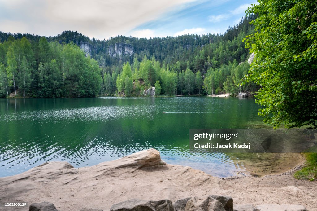 Adrspach lake