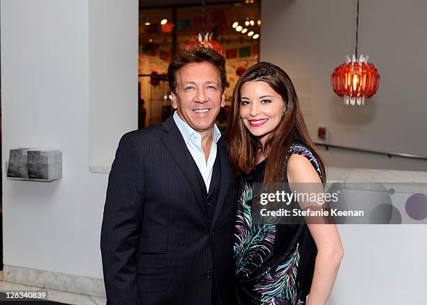 Ross King and Brianna Deutsch attend the Hammer Museum gala in the garden on September 24, 2011 in Westwood, California.