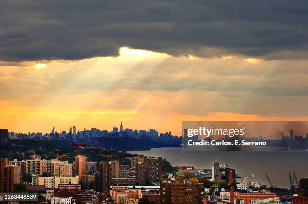 yonkers new york downtown skyline - westchester county stock pictures, royalty-free photos & images