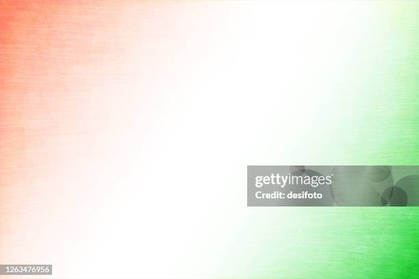 grunge crepe paper textured vector tricolour faded background with a diagonal white band with a little saffron and green colour at the corners - indian flag stock illustrations