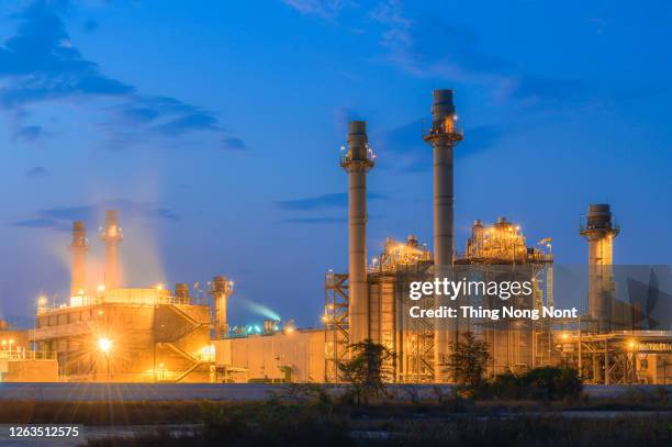 gas turbine electrical power plant - gas turbine electrical power plant stock pictures, royalty-free photos & images