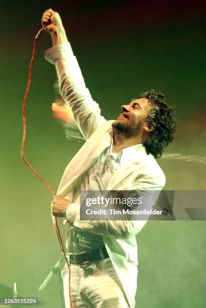 Wayne Coyne of The Flaming Lips performs during Coachella 2004 at the Empire Polo Fields on May 2, 2004 in Indio, California.