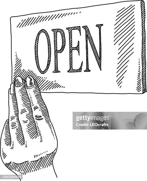 41 Open Sign Sketch Stock Photos, High-Res Pictures, and Images - Getty ...