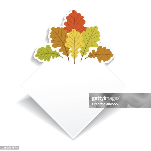 fall sale store banners stickers - drop shadow stock illustrations
