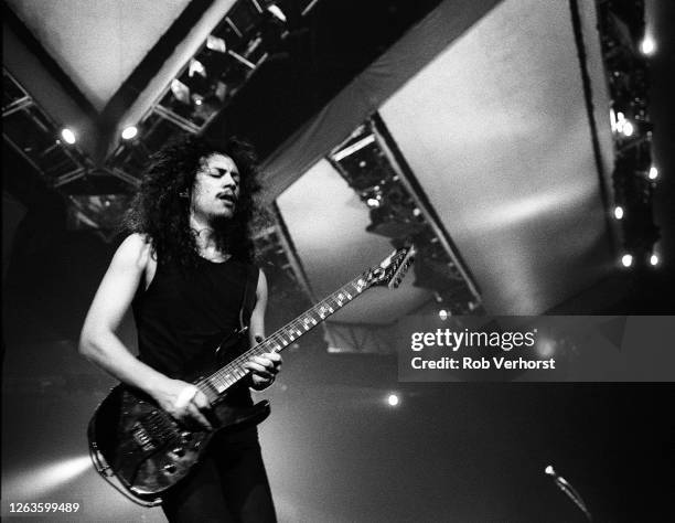 Metallica, Kirk Hammett, Ahoy, Rotterdam, Netherlands, 7th November 1992.