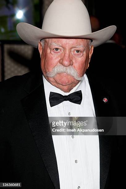 Actor Wilford Brimley attends the 50th Anniversary Stuntmens Gala Honoring Harrison Ford on September 24, 2011 in Universal City, California.