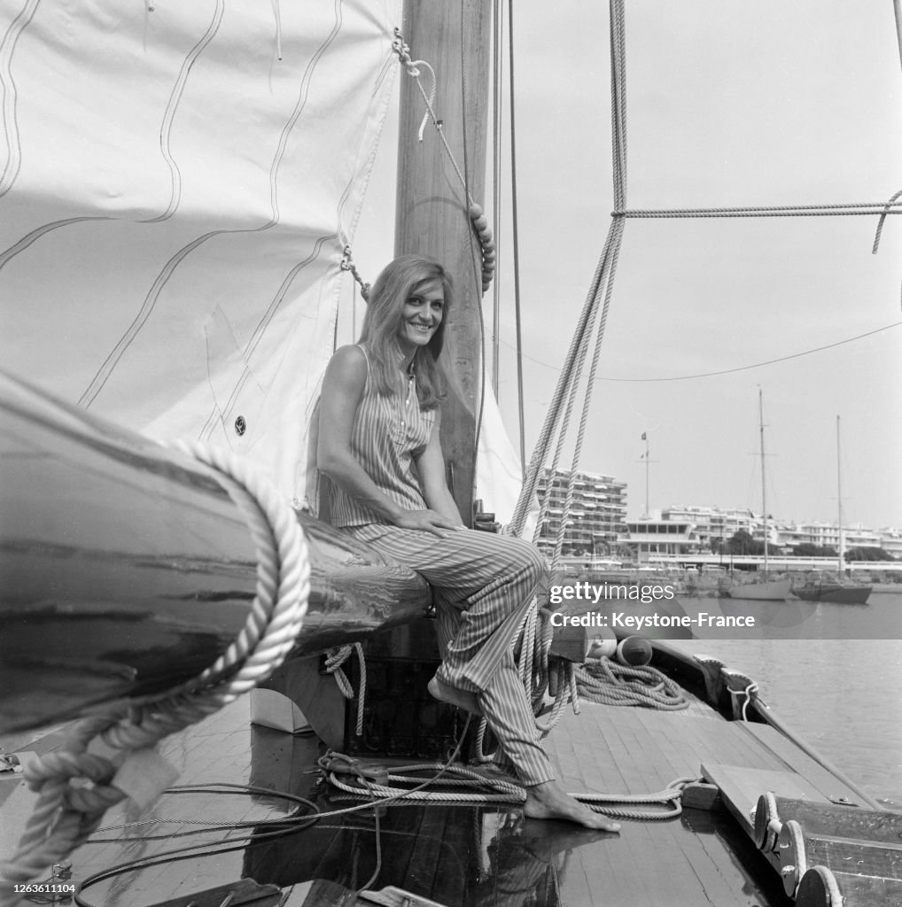 Vacances de Dalida à Cannes