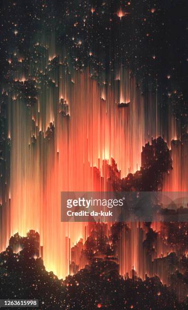 abstract surreal background - organic shape stock pictures, royalty-free photos & images