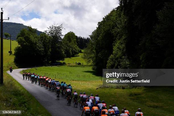 William Clarke of Australia and Team Trek - Segafredo / Richie Porte of Australia and Team Trek - Segafredo / Kenny Elissonde of France and Team Trek...