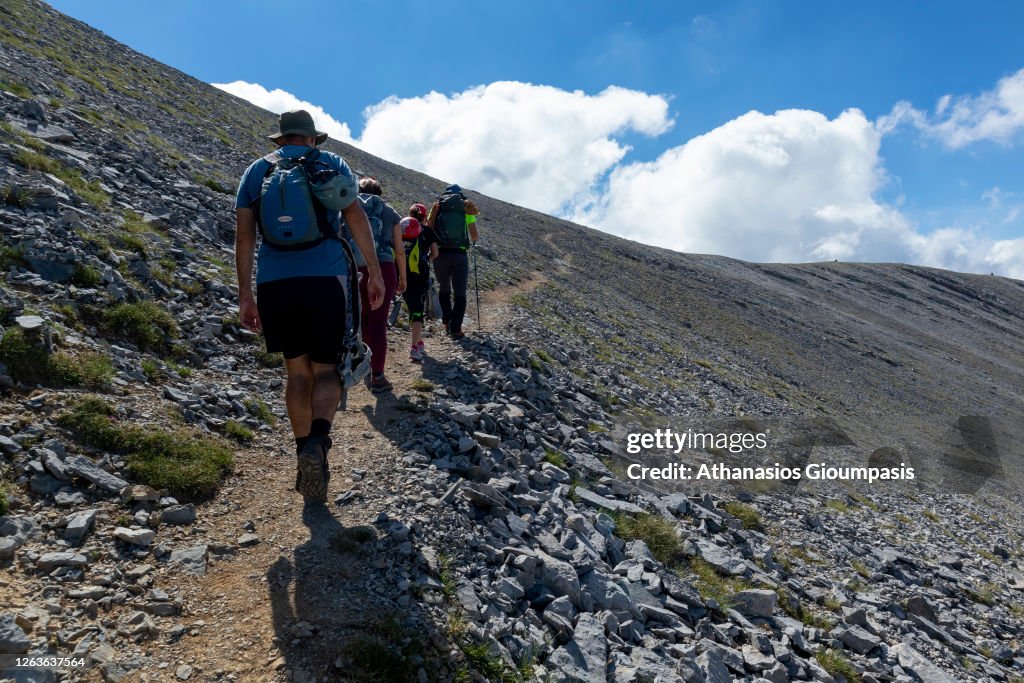 Olympus National Park: Hiking to summit of Mytikas at 2,918 m