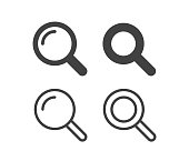 Magnifier - Illustration Icons
