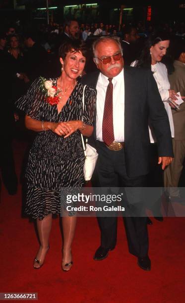 Lynne Brimley and Wilford Brimley attend "The Firm" Screening at Loew's Astor Plaza Theater in New York City on June 23, 1993.