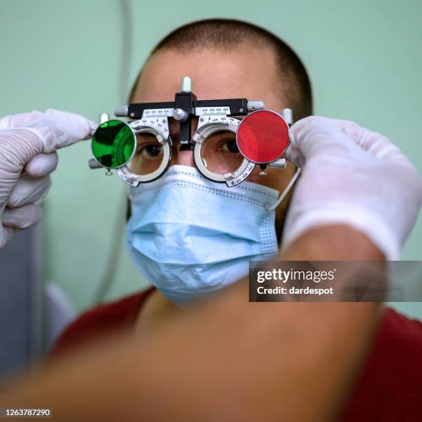 Optical Mask Testing 509 Eye Test Mask Stock Photos, High-Res Pictures, and Images - Getty ...