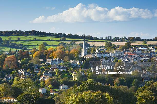 painswick in autumn, cotswolds, gloucestershire, england, uk - cotswolds stock pictures, royalty-free photos & images