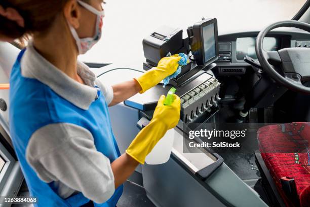Clean Bus Icon Cleaning Buses Photos and Premium High Res Pictures - Getty Images